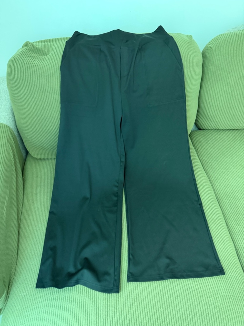 Source Unknown Black Boot Cut & Flare Pants